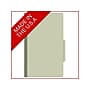 Ecom Folders Recycled Pressboard Classification Folder, 2" Expansion, Legal Size, Green, 25/Box (DV-T52-02-3GRN)~#|#~45655700-EA36-483C-9B0C73C63EE59062_sc7