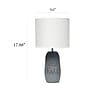 Simple Designs Table Lamp, Gray (LT2132-GRY)~#|#~4565A115-94A9-4922-A82871777CD15729_sc7