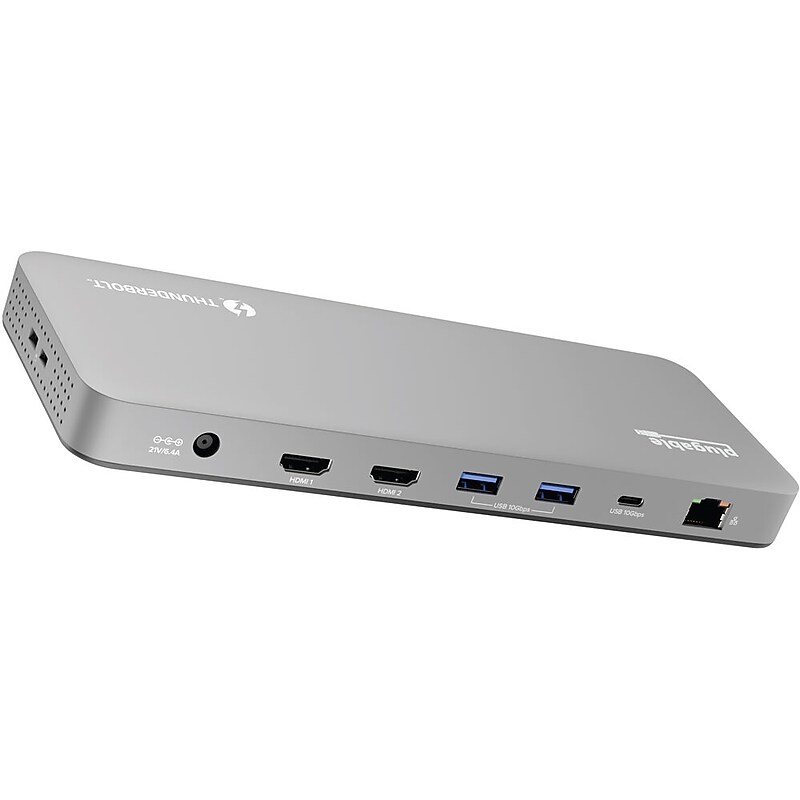 Plugable Thunderbolt 4 Docking Station for Apple M4 MacBook Air & Pro Laptop (TBT-UDM) image 1