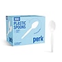 Perk™ Polystyrene Spoon, Medium-Weight, White, 300/Pack (PK56400)~#|#~45667914-65F8-4791-9F436ED003499C8C_sc7