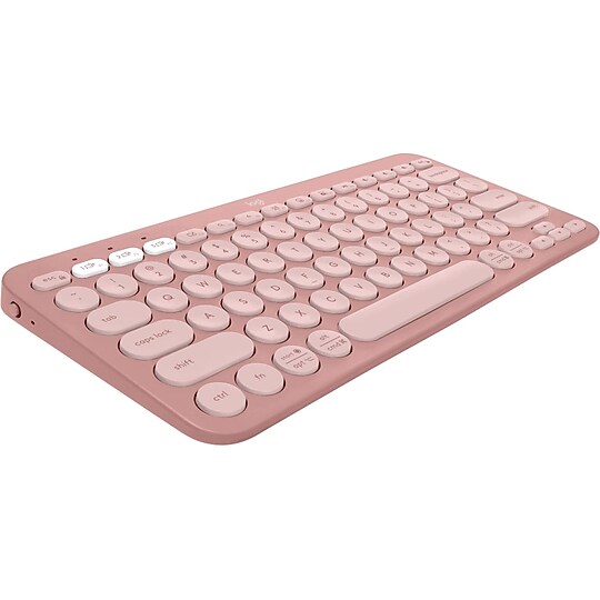 Logitech Pebble Keys 2 K380s Wireless Keyboard, Tonal Rose (920-011777) at Staples