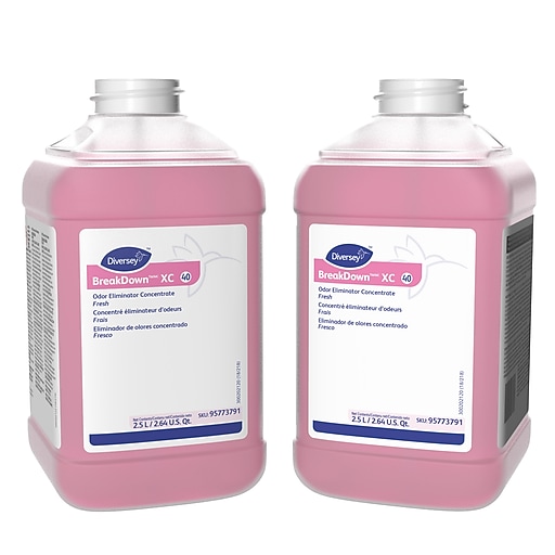 BreakDown XC 40 Odor Control for Diversey JFill, Fresh, 2.5 L / 2.64 U