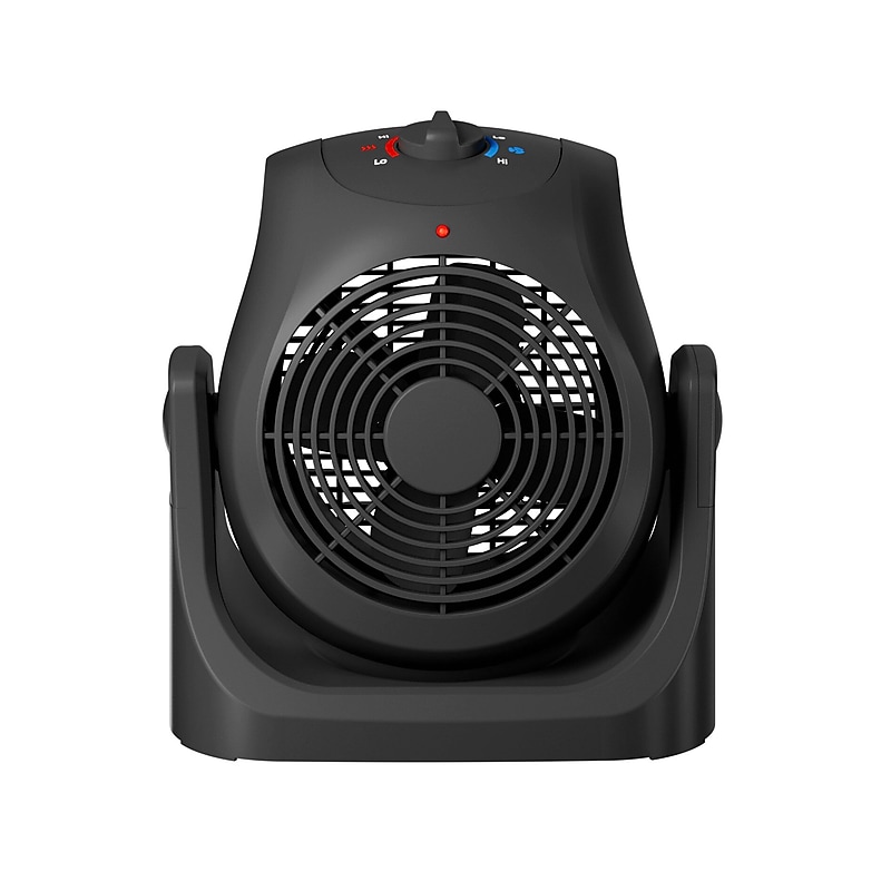 Techni Home Dual Comfort 2-in-1 Desk Fan, 2 Speed, Black (RTA-21H-FAN) image 1