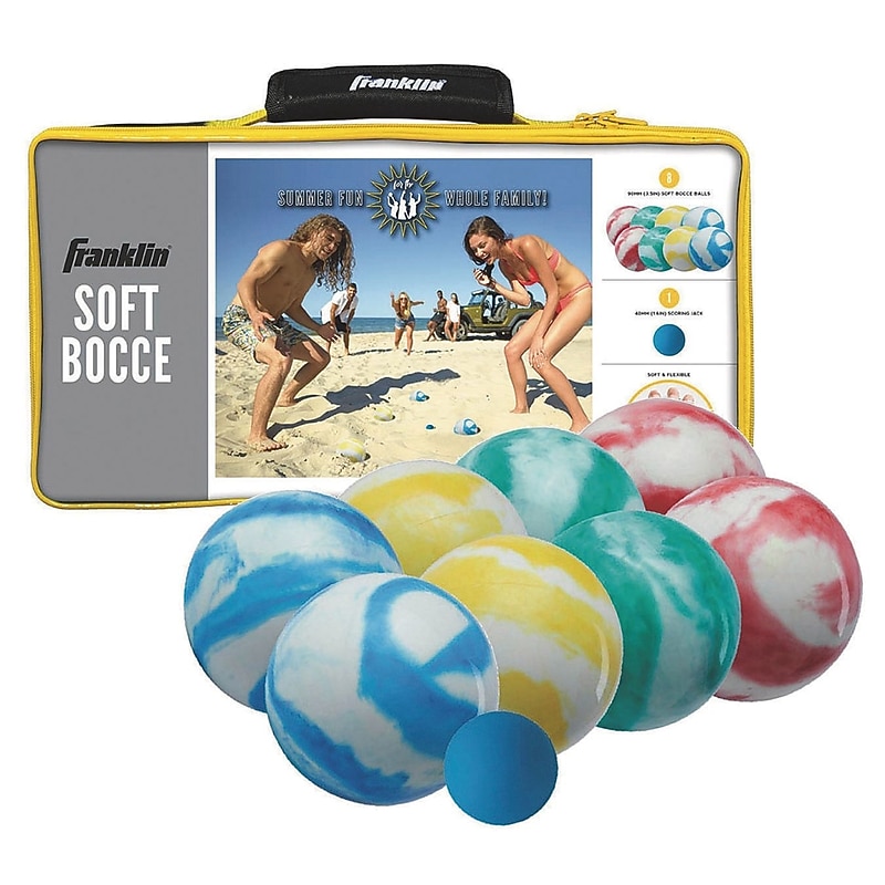 Franklin Soft Bocce Ball Game, Assorted Colors (W14009) image 1