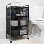 Mind Reader 6-Drawer Office Utility Cart, Black (6DRMESH-BLK)~#|#~4578BC5A-4F7D-4A17-AE6CF619883070A3_sc7