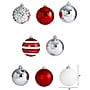 Nearly Natural Holiday Shatterproof Red Christmas Tree Ornament Set, 80mm, 64/Set (D1001-RD)~#|#~457910D1-3147-4B9F-834ED5AD5371D890_sc7