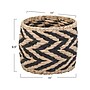 Household Essentials Zee Cattail/Paper Storage Basket, Light Beige/Black (ML-6762)~#|#~457B38AE-907D-44E8-9EB44A64ED2C74F7_sc7