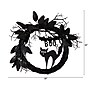 Nearly Natural Halloween Black Cat and Bat Boo Twig Wreath, 22" (W1207)~#|#~457C9990-5496-4A51-BFAAF902ADE0B30F_sc7