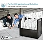 AdirOffice 50-Slot Mobile Roll File, 28.5"H x 30"W x 15.75"D, Black (626-BLK-2PK)~#|#~457D1124-AF35-4B2A-B35C399DF5381C83_sc7