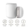 bentgo Insulated Snack Container, White, 20 oz. (BGSNKCP-W)~#|#~457F4735-7E48-43E0-97F2E6210372C92B_sc7