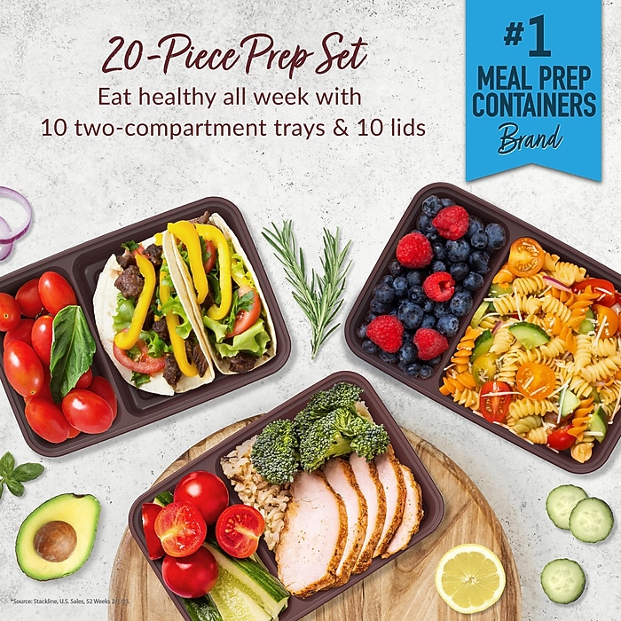 bentgo Prep Containers, 10/Set (BGPRP2-BR)