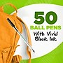 BIC Ecolutions Round Stic Ballpoint Pens, Medium Point, Black Ink, 50/Pack (GSME509-BLK)~#|#~45853335-4944-4BC5-9D80EF89FAFC82FF_sc7