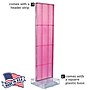 Azar Studio Base 60" x 17" Pegboard Floor Stand, Pink (700770-PNK-6C50)~#|#~45898A65-0408-4260-B6D146D8DFCEC8E8_sc7