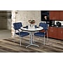Regency Cain 36" Round Laminate X Base Breakroom Table, Maple/Grey (TB36RNDPLGY)~#|#~45899BC2-AD06-4DCF-B5761762E29555DE_sc7