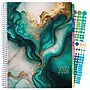 2026 Global Printed Products Teal Gold Marble 8.5" x 11" Weekly & Monthly Planner, Paperboard Cover (NRY26-LAMF-54)~#|#~458C55D6-6DAD-4096-ABB866515950A045_sc7