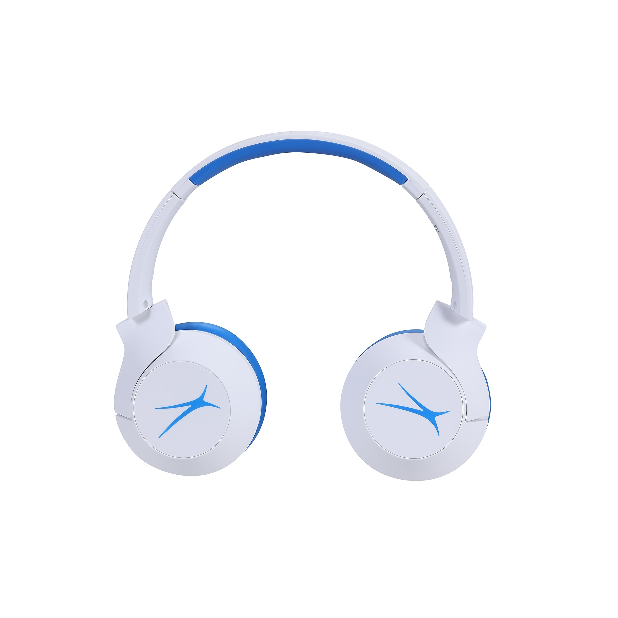 Altec Lansing Whiteout Series Wireless Bluetooth Kid Safe ANC Headphones, White/Blue (MZX4500-WOWBLU) Sansujyuku sansujyuku.com