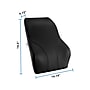 Mount-It! Ergo Collection Memory Foam Full-Back Cushion, Black (MI-1106)~#|#~458EE827-ED0C-45AB-ABC5D47E378EB8FB_sc7