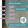 Floortex Cleartex TrYlok Carpet Chair Mat, 29" x 47", Designed for Low Pile Carpet, Clear (NRCMFLVT0001)~#|#~45955FDB-4EE7-4026-9F1304BB8DA5CE09_sc7
