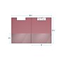 Davis Group Premium Polypropylene Clipboard, Letter Size, Burgundy, 10/Pack (4511-08-10)~#|#~459E8AE8-0E51-4A44-BAAAE08967DD6407_sc7