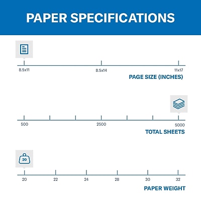 Hammermill Colors 8.5″ x 11″ Color Printer Paper, 24 lbs. Blue, 500 Sheets/Ream (400720RM) Sansujyuku sansujyuku.com