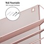 Mind Reader 6-Pocket Metal Mesh Mountable Wall File, Letter Size, Pink (MAGSTACK-PNK)~#|#~45ABC559-B0CB-47F9-8C9353C3A4D7E626_sc7
