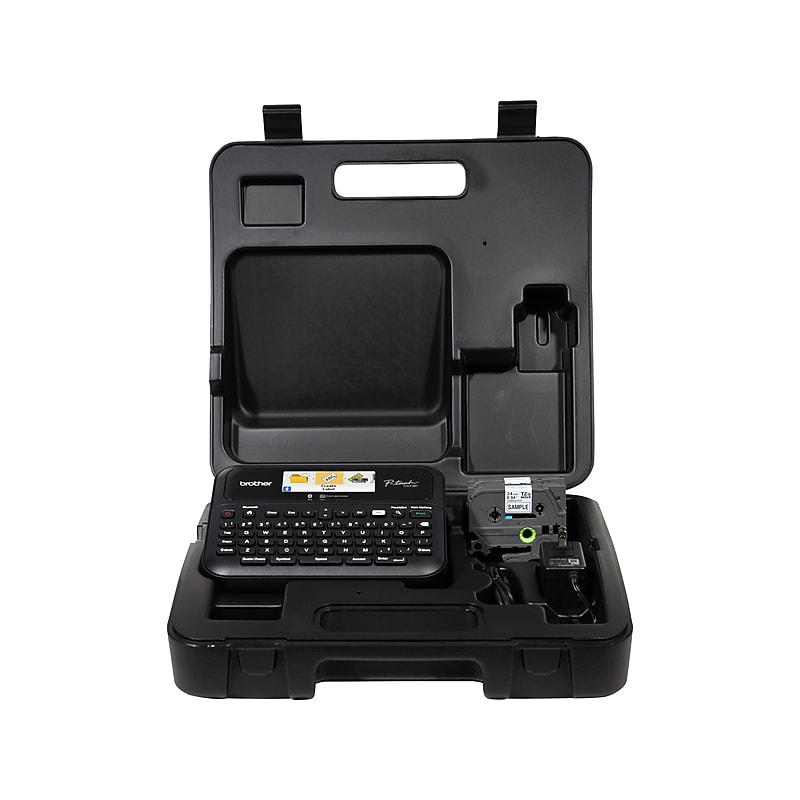 Brother P-touch Portable Label Maker, Black (PTD610BTVP) image 1