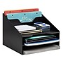 Mind Reader 5-Compartment Plastic Desk Tray, Black (ANCHBOX5-BLK)~#|#~45BDC101-8963-45F6-B461BEF151772D22_sc7
