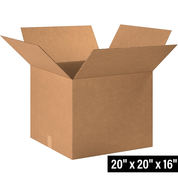 20 x 20 x 8 Corrugated Boxes 32 ECT (Pack of 5-20x20x8) | Quality