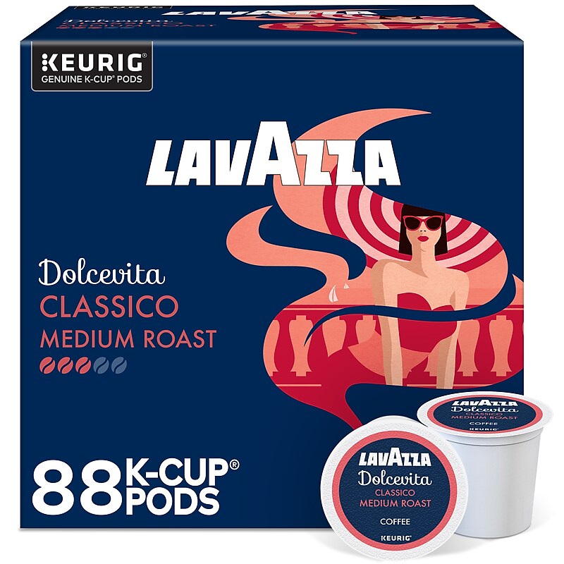 Lavazza Classico Coffee Keurig® K-Cup® Pods, Medium Roast, 88/Carton (6001CT) image 1