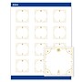 Avery Gold-White Christmas Trees Matte Blank Card, White, 120/Pack (S00-FE1)~#|#~45C99AA6-57F1-475E-B9A4B76E8C4D4F3F_sc7