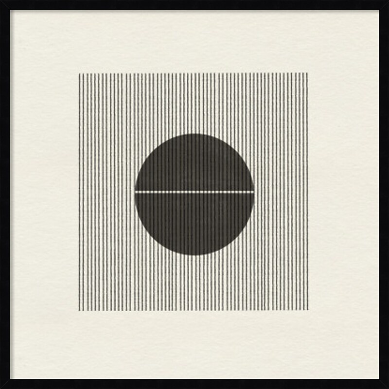 Amanti Art Paper Object No 5 by The MIUUS STUDIO Wood Framed Wall Art Print, 33" x 33" (A42675549502) image 1