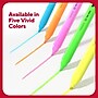 TRU RED™ Pocket Stick Highlighter with Grip, Chisel Tip, Assorted, 12/Pack (TR54586)~#|#~45D109F5-ABA8-4A42-BC4CD6F4104F42DF_sc7