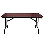 ICEBERG Premium Folding Table, 72" x 30", Mahogany (55224)~#|#~45D159C3-F317-4E6F-9135D8587476C33B_sc7