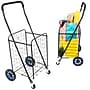 Mount-It! Small Rolling Utility Shopping Cart, Holds Up to 66 lbs., Black (MI-907S)~#|#~45D51136-F9EA-42AE-9D88A4C2037966C6_sc7