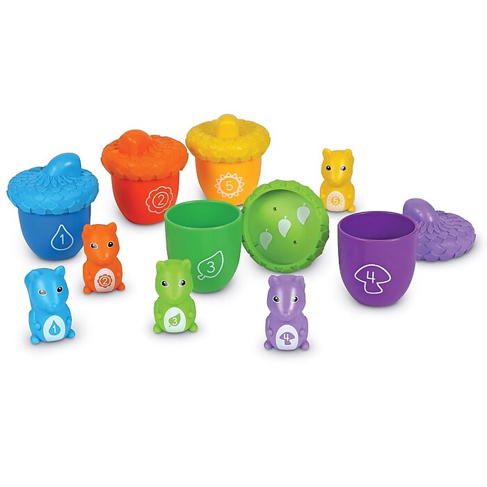Learning Resources Snap-n-Learn Surprise Squirrels Playset