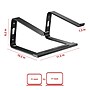 Staples TECH 11.2 x 10.2 Aluminum Laptop Stand, Black (ST62654)~#|#~45DAB2E2-A880-4321-87B6822F761E9B48_sc7