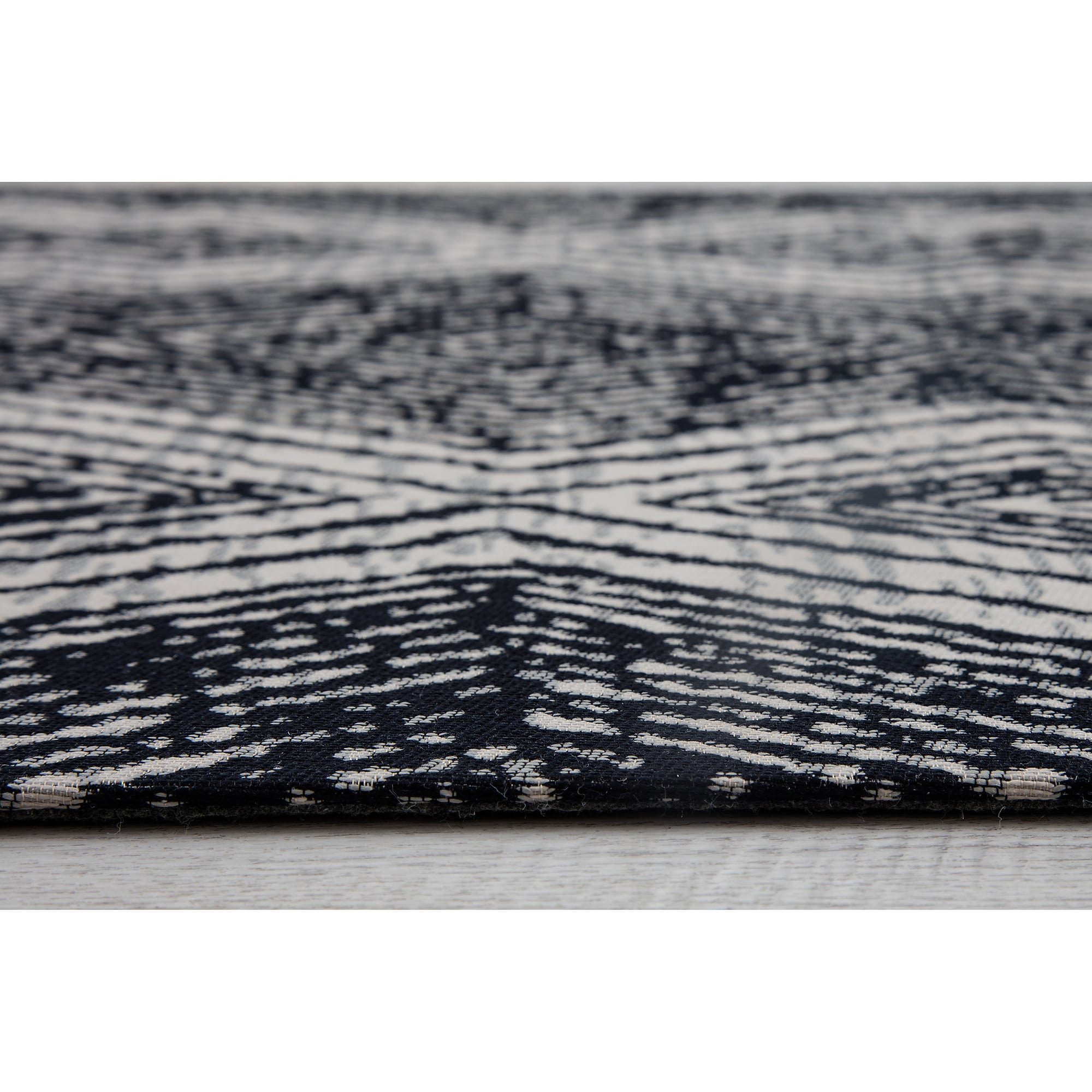 Anji Mountain Rug’d Smiljan Carpet & Hard Floor Chair Mat, 36″ x 48″, Black/White Polyester (AMB9022) Sansujyuku sansujyuku.com