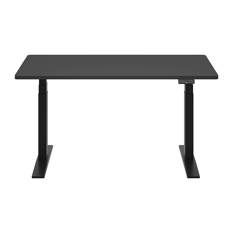 FlexiSpot E7COMMERCIAL 72''W Electric Adjustable Particle Board Standing Desk, Black(E7BCOM7230-B) image 1