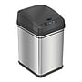 iTouchless Stainless Steel Sensor Trash Can with Locking Lid and AbsorbX Odor Control, Silver, 8 gal. (DZT08PL)~#|#~45E34955-1EB1-40BF-965E243D7DAD4B19_sc7