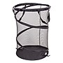 Household Essentials Pop‑Up Mesh Laundry Hamper in Springform Steel Frame with Mesh Lining for Compact Storage, Black (HH2026)~#|#~45E3BA22-7EC2-40A0-9900BE85C62918DD_sc7