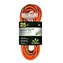GoGreen Power 25' Indoor/Outdoor Extension Cord, 3-Outlet, 14 AWG, Orange (GG-15125)~#|#~45E9C70E-531A-43F6-B62AA2272DCB4A71_sc7