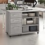 Bush Business Furniture Hustle Office Storage Cabinet with Wheels, Platinum Gray (HUF140PG)~#|#~45EBCF55-3AD6-4BD3-A77E2F48DA67DF8B_sc7