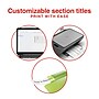 Staples Customizable Table of Contents Numeric Dividers, 5-Tab, Multicolor (ST62986)~#|#~45EDDC4C-2F3C-4FB0-9366BB370B8DF7C2_sc7