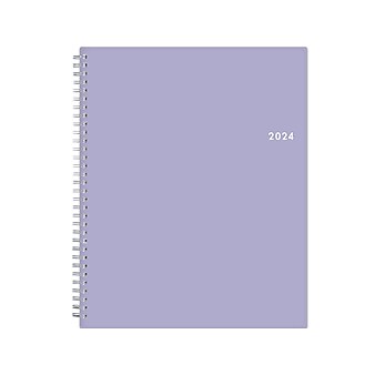 2024 Blue Sky Leeya 8.5" x 11" Weekly & Monthly Planner, Purple (143713)