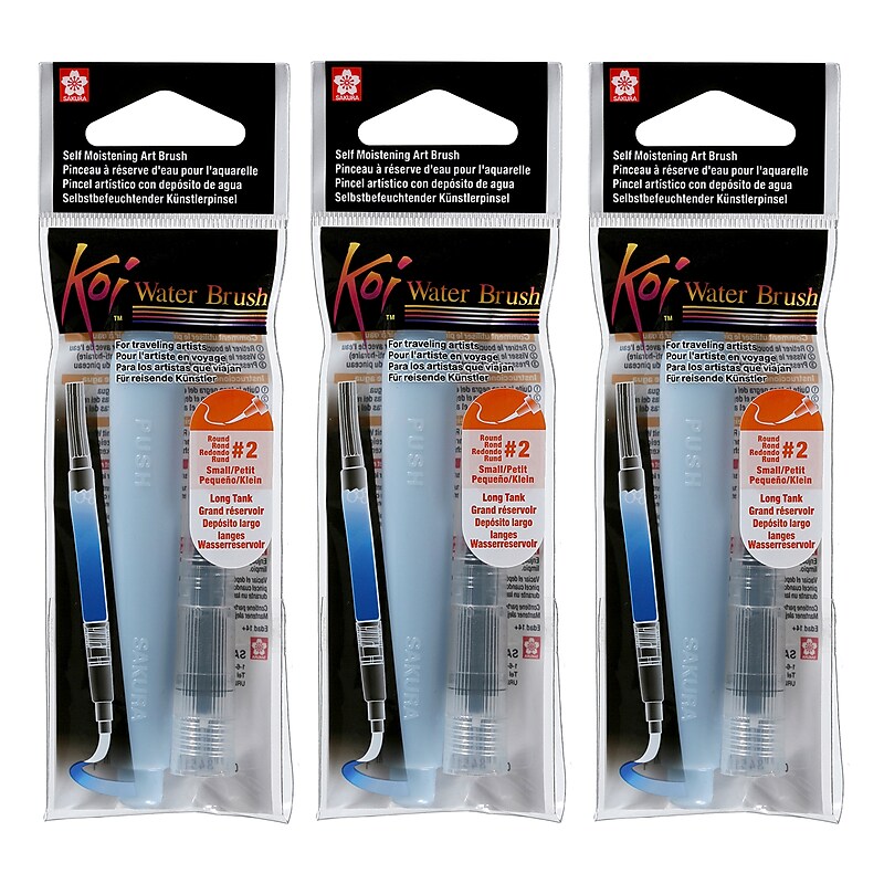 Sakura Koi, Brush, Clear Ink, 3/Bundle (SAK39121-3) image 1