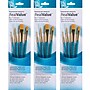 Princeton RealValue Mixed Media Synthetic Taklon Variety Brush Set, Blue, 4/Set, 3 Sets/Bundle (PBXPR9171-3)~#|#~45FC13FF-C8A7-4206-B3DF00C1AFB48DB0_sc7