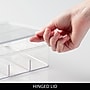 iDESIGN Small Stackable Plastic Storage Bin, Clear (40067)~#|#~460185CE-C064-47BD-9EF729DEA4429629_sc7