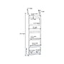 Household Essentials 6-Shelf Plastic Over-the-Door Storage Rack, 18", White (2154-1)~#|#~4602F973-E822-4A6B-88EA3D97823E758C_sc7