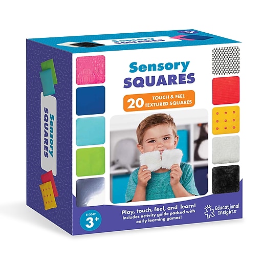 Educational Insights Teachable Touchables Texture Squares (3049) | Staples