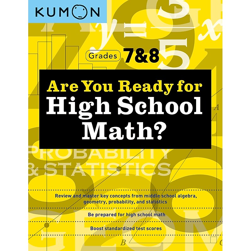 Kumon Are You Ready for High School Math Activity Book image 1